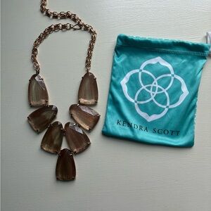 Kendra Scott Bronze Necklace with Pouch